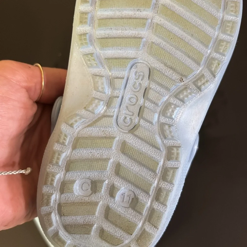 Kids Light Blue Crocs size 11